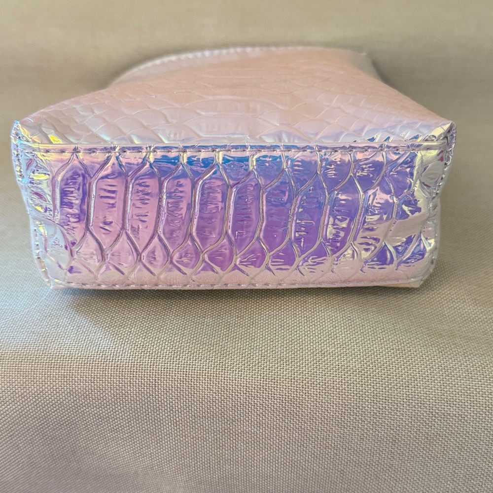Holographic snake embossed case with samples/travel size skin care & makeup. - Picture 6 of 8